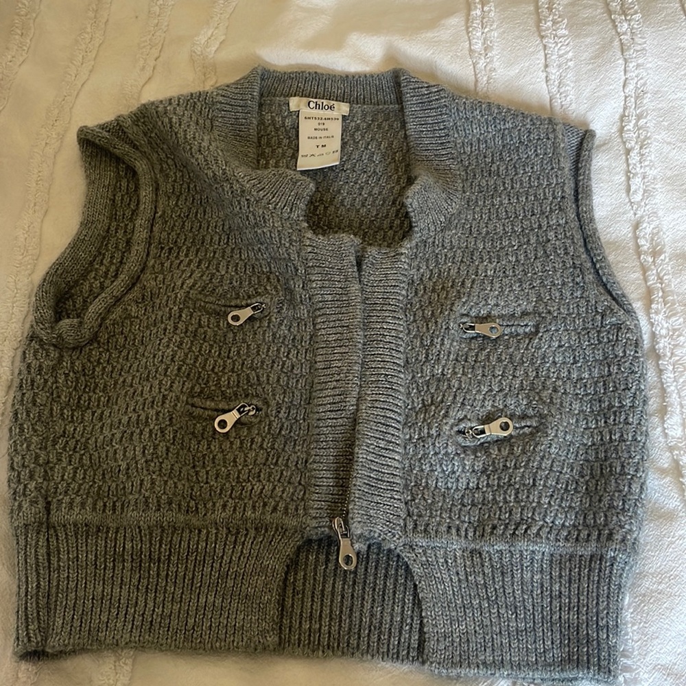 Chloé wool sweater jacket top